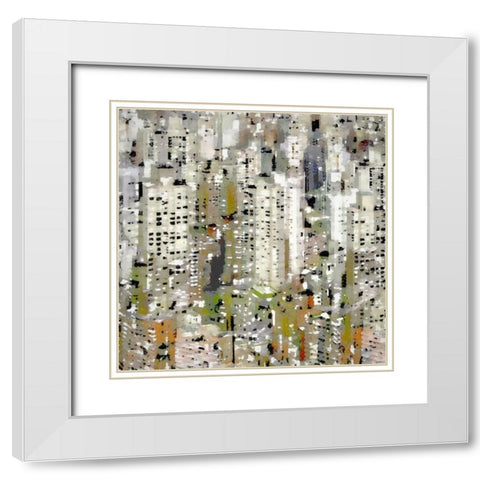Urban Jungle White Modern Wood Framed Art Print with Double Matting by Bolokofsky, Ronald