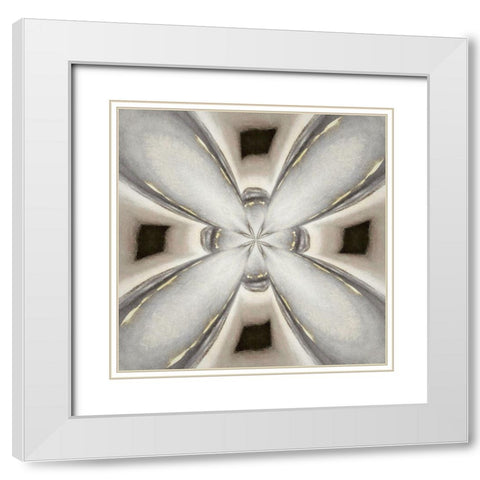 Pattern II White Modern Wood Framed Art Print with Double Matting by Bolokofsky, Ronald