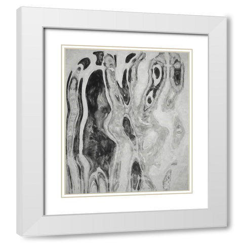 Perfect Match IV White Modern Wood Framed Art Print with Double Matting by Bolokofsky, Ronald