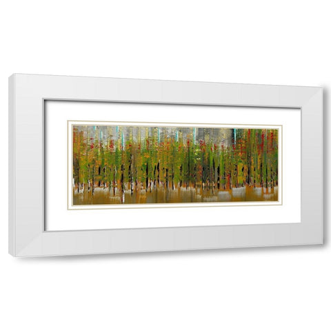 Metropolitan Movement III White Modern Wood Framed Art Print with Double Matting by Bolokofsky, Ronald