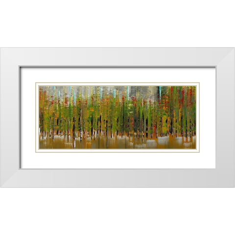 Metropolitan Movement III White Modern Wood Framed Art Print with Double Matting by Bolokofsky, Ronald