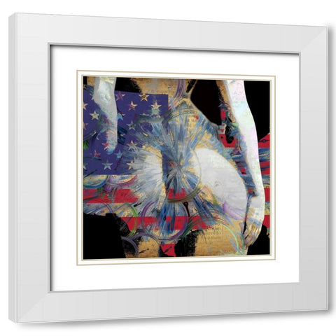 Behind the Times  White Modern Wood Framed Art Print with Double Matting by Bolokofsky, Ronald