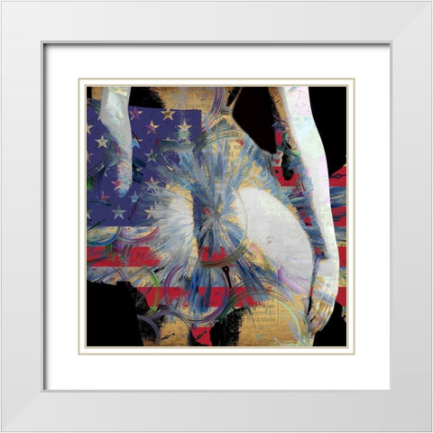 Behind the Times  White Modern Wood Framed Art Print with Double Matting by Bolokofsky, Ronald