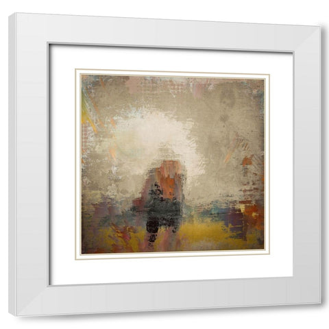 A Shadow of Himself II White Modern Wood Framed Art Print with Double Matting by Bolokofsky, Ronald