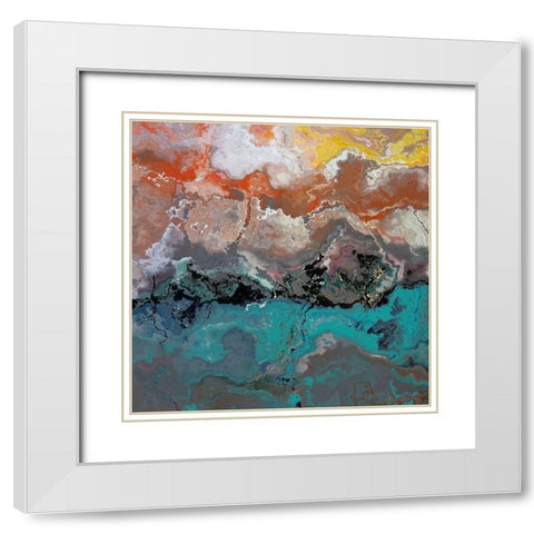 Above the Clouds III White Modern Wood Framed Art Print with Double Matting by Bolokofsky, Ronald