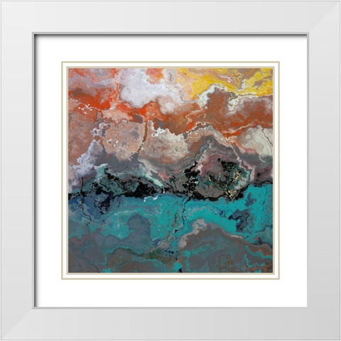 Above the Clouds III White Modern Wood Framed Art Print with Double Matting by Bolokofsky, Ronald