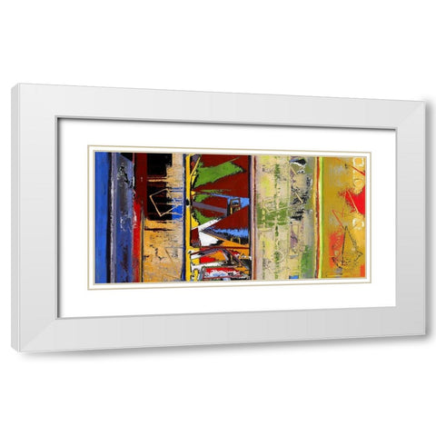 Any Which Way I White Modern Wood Framed Art Print with Double Matting by Bolokofsky, Ronald