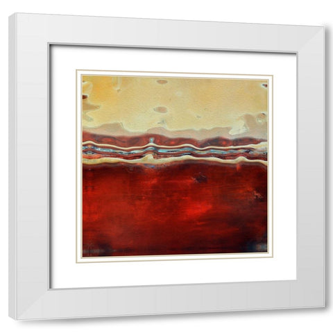 Arizona Sun I White Modern Wood Framed Art Print with Double Matting by Bolokofsky, Ronald