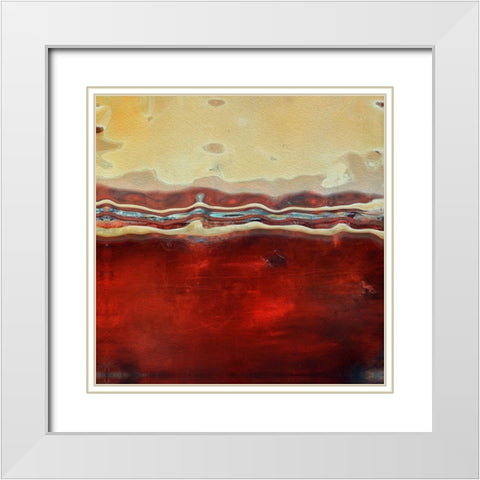 Arizona Sun I White Modern Wood Framed Art Print with Double Matting by Bolokofsky, Ronald