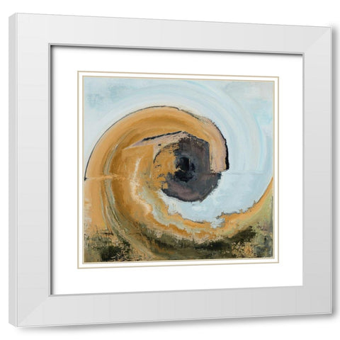 Boulder I White Modern Wood Framed Art Print with Double Matting by Bolokofsky, Ronald