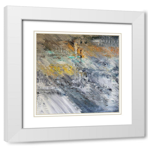 Chicago Winter White Modern Wood Framed Art Print with Double Matting by Bolokofsky, Ronald