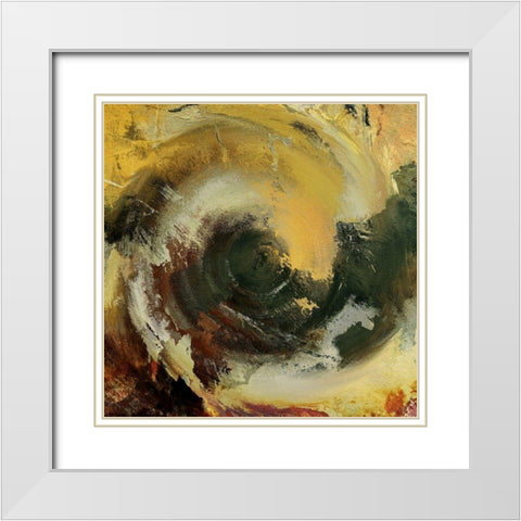Cosmic Dust II White Modern Wood Framed Art Print with Double Matting by Bolokofsky, Ronald