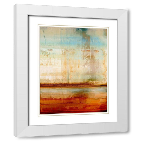 Desert II White Modern Wood Framed Art Print with Double Matting by Bolokofsky, Ronald