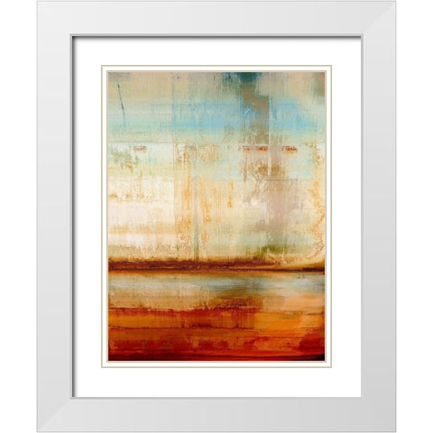 Desert II White Modern Wood Framed Art Print with Double Matting by Bolokofsky, Ronald