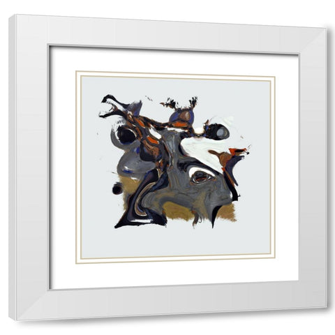 Enchanted Forest III White Modern Wood Framed Art Print with Double Matting by Bolokofsky, Ronald