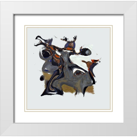 Enchanted Forest III White Modern Wood Framed Art Print with Double Matting by Bolokofsky, Ronald