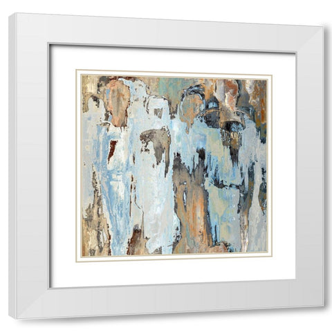 Feeling A Presence White Modern Wood Framed Art Print with Double Matting by Bolokofsky, Ronald
