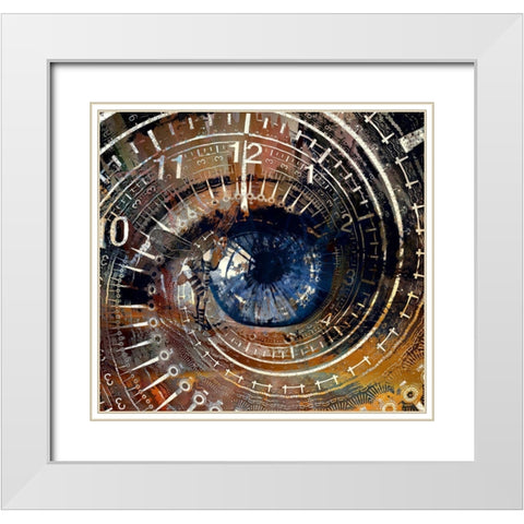 Focus In White Modern Wood Framed Art Print with Double Matting by Bolokofsky, Ronald