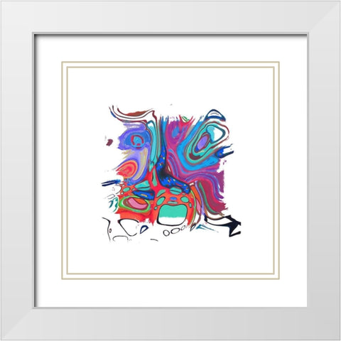 Getaway III White Modern Wood Framed Art Print with Double Matting by Bolokofsky, Ronald