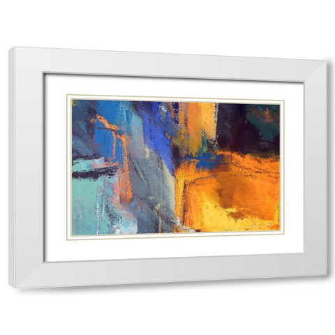 Junction II White Modern Wood Framed Art Print with Double Matting by Bolokofsky, Ronald