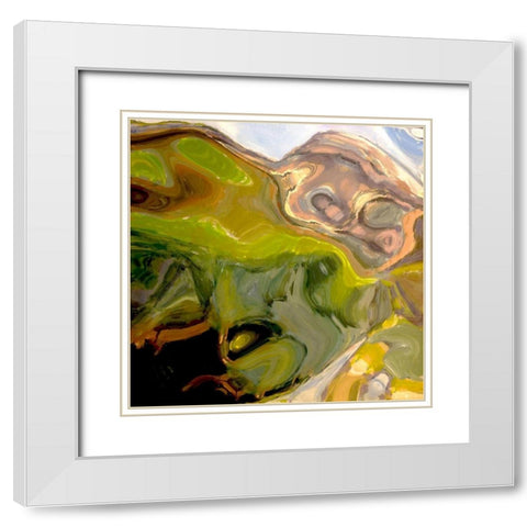 Mountain High III White Modern Wood Framed Art Print with Double Matting by Bolokofsky, Ronald