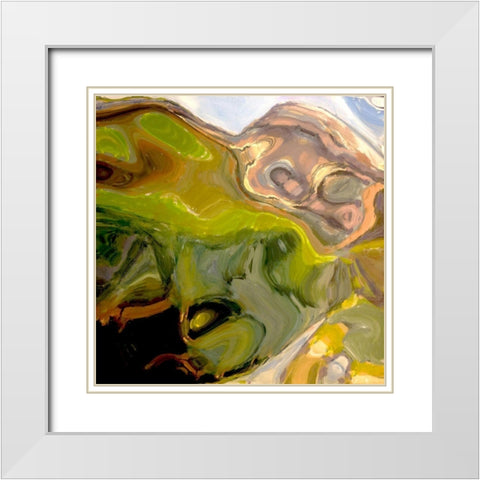 Mountain High III White Modern Wood Framed Art Print with Double Matting by Bolokofsky, Ronald