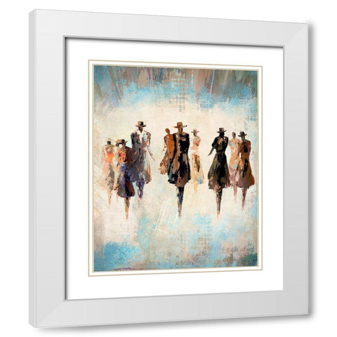 People To See White Modern Wood Framed Art Print with Double Matting by Bolokofsky, Ronald