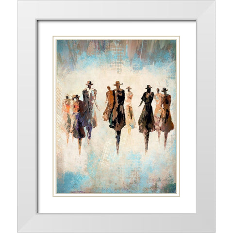 People To See White Modern Wood Framed Art Print with Double Matting by Bolokofsky, Ronald