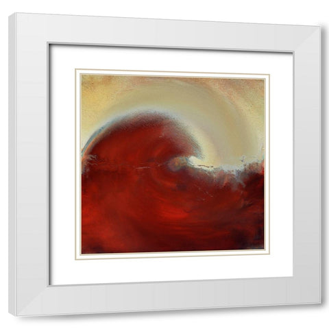 Pipeline I White Modern Wood Framed Art Print with Double Matting by Bolokofsky, Ronald