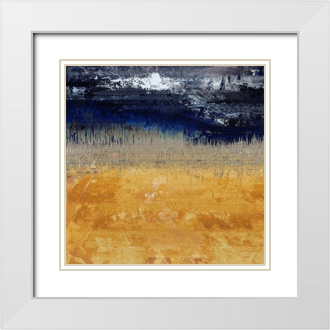Prairie Night White Modern Wood Framed Art Print with Double Matting by Bolokofsky, Ronald