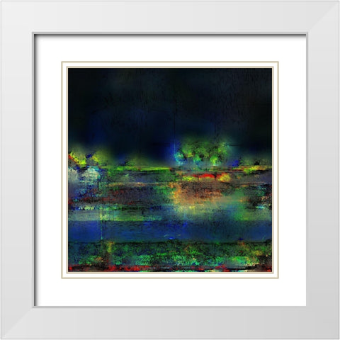 Reflections In Isolation I White Modern Wood Framed Art Print with Double Matting by Bolokofsky, Ronald