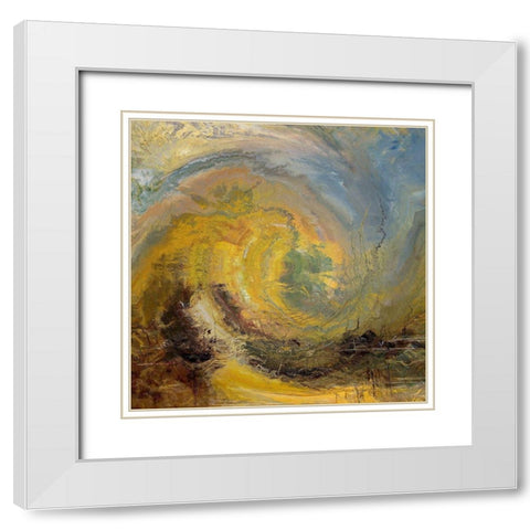 Storm Front III White Modern Wood Framed Art Print with Double Matting by Bolokofsky, Ronald