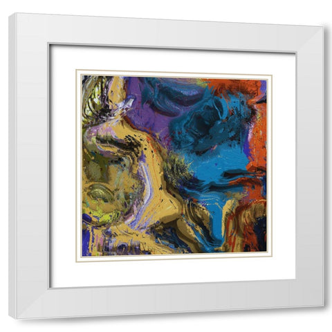 The Art of Grunge II White Modern Wood Framed Art Print with Double Matting by Bolokofsky, Ronald