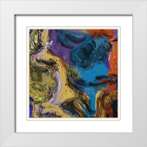 The Art of Grunge II White Modern Wood Framed Art Print with Double Matting by Bolokofsky, Ronald