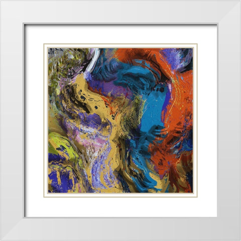 The Art of Grunge III White Modern Wood Framed Art Print with Double Matting by Bolokofsky, Ronald