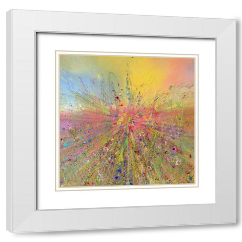The Big Bang White Modern Wood Framed Art Print with Double Matting by Bolokofsky, Ronald