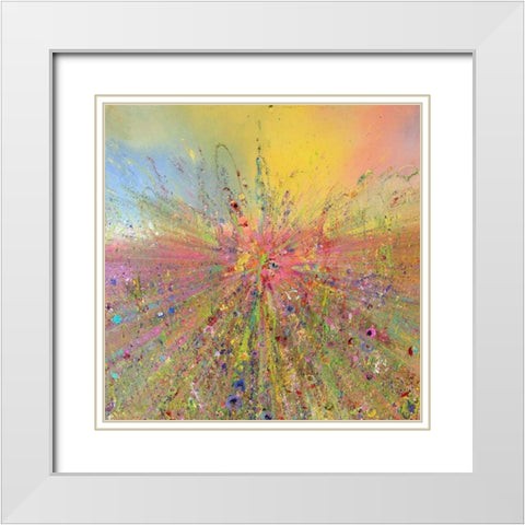 The Big Bang White Modern Wood Framed Art Print with Double Matting by Bolokofsky, Ronald