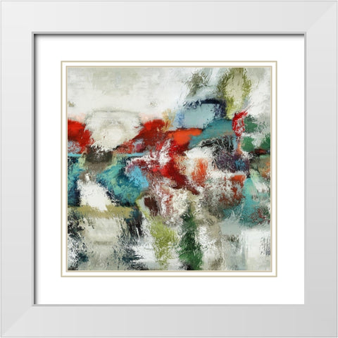 Tis the Season II White Modern Wood Framed Art Print with Double Matting by Bolokofsky, Ronald
