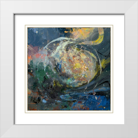 Universal Expanse White Modern Wood Framed Art Print with Double Matting by Bolokofsky, Ronald