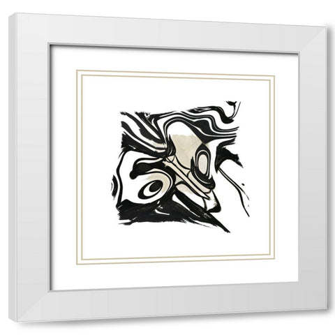 Viewpoint II White Modern Wood Framed Art Print with Double Matting by Bolokofsky, Ronald