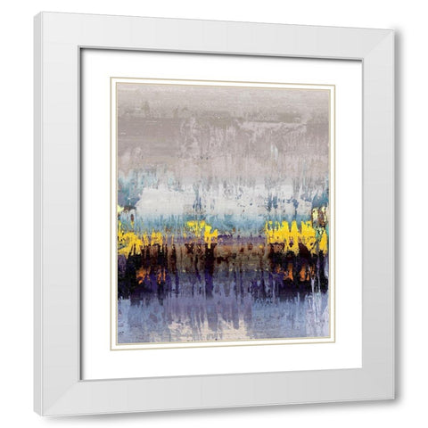 Wash Away the Blues I White Modern Wood Framed Art Print with Double Matting by Bolokofsky, Ronald