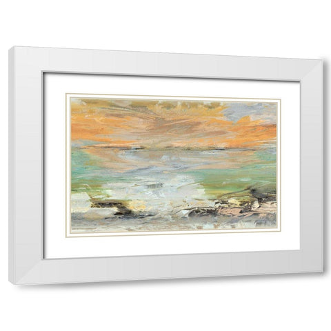 Westward Ho I White Modern Wood Framed Art Print with Double Matting by Bolokofsky, Ronald