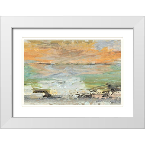 Westward Ho I White Modern Wood Framed Art Print with Double Matting by Bolokofsky, Ronald