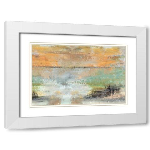 Westward Ho III White Modern Wood Framed Art Print with Double Matting by Bolokofsky, Ronald