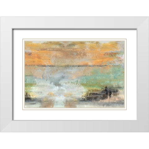 Westward Ho III White Modern Wood Framed Art Print with Double Matting by Bolokofsky, Ronald