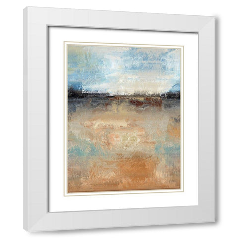 Where Heaven Meets Earth I White Modern Wood Framed Art Print with Double Matting by Bolokofsky, Ronald