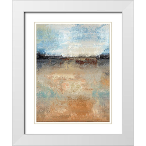 Where Heaven Meets Earth I White Modern Wood Framed Art Print with Double Matting by Bolokofsky, Ronald
