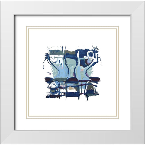 Which Way I White Modern Wood Framed Art Print with Double Matting by Bolokofsky, Ronald