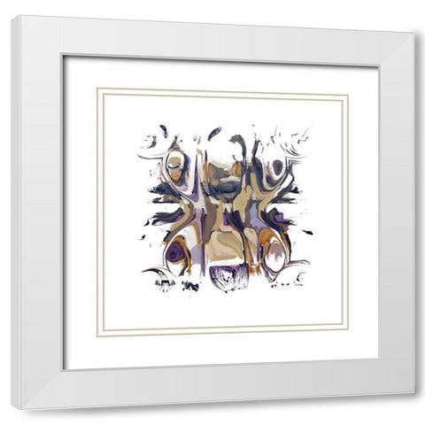 Which Way II White Modern Wood Framed Art Print with Double Matting by Bolokofsky, Ronald
