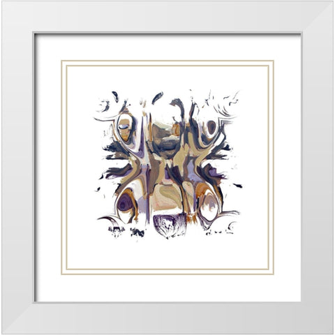 Which Way II White Modern Wood Framed Art Print with Double Matting by Bolokofsky, Ronald